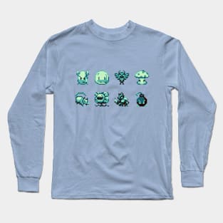 8-Bit Monsters Long Sleeve T-Shirt